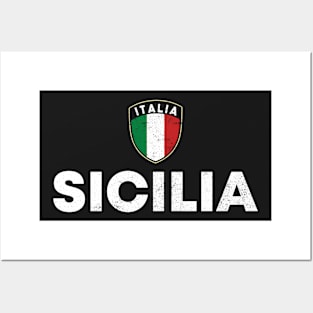 Sicilia Pride Sicilian Roots Siciliano Heritage Posters and Art